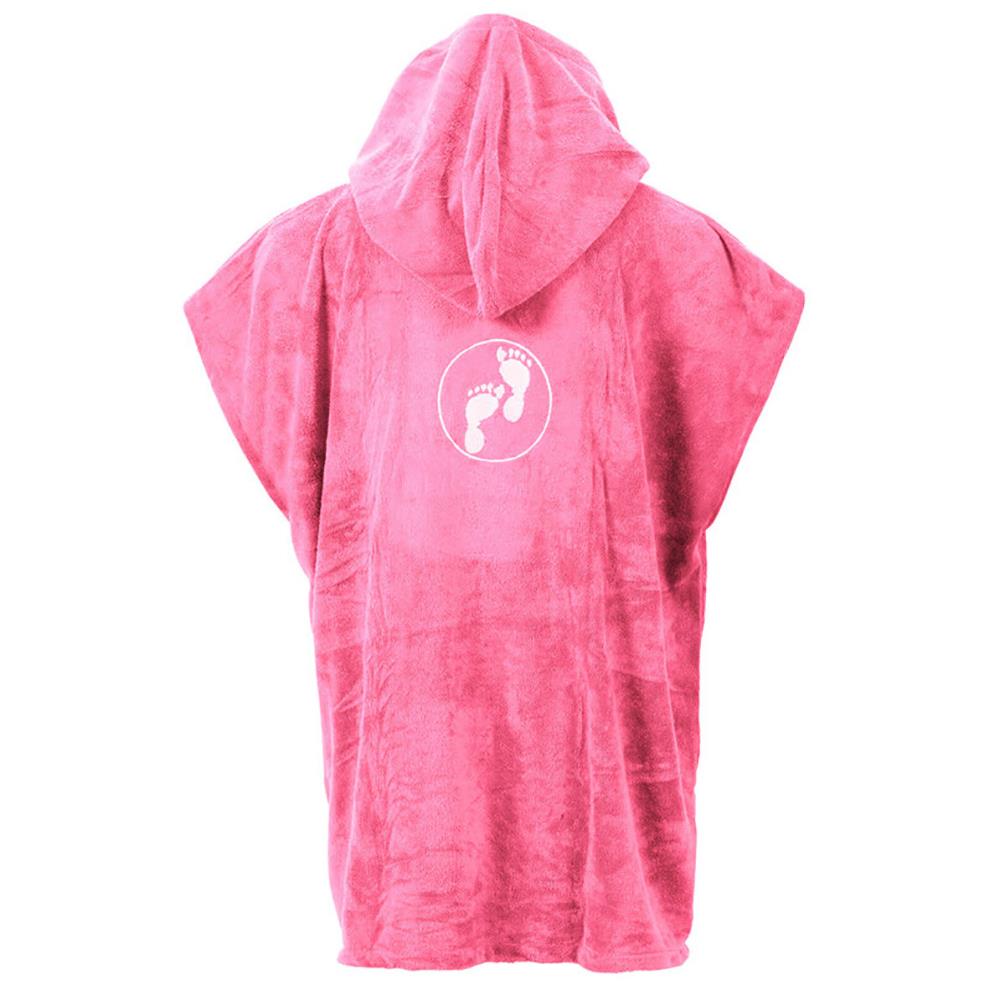 Two Bare Feet Kids Towelling Changing Robe - Hot Pink Extra Image 1